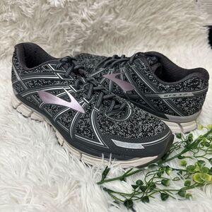 Brooks Adrenaline GTS 17 Running Shoes‎ Purple Metallic Charcoal/Black sz 10